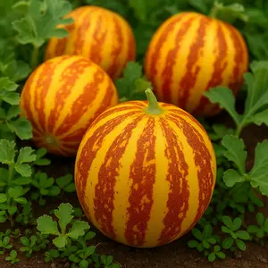 20 Rare Tigger Melon Seeds | Exotic Garden Fruit Seeds to Plant | Sweet Exotic Melons, Grow and Eat