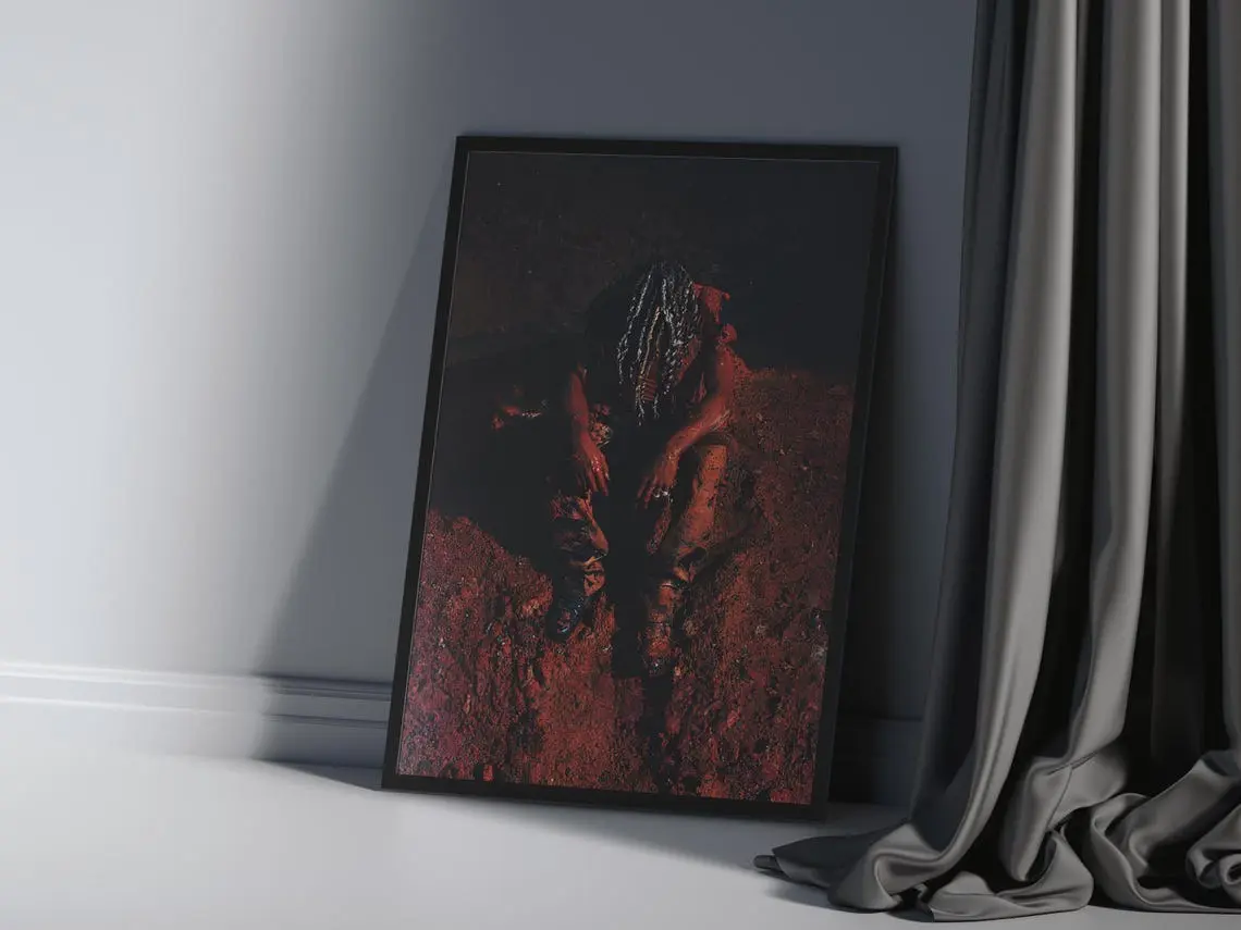 Destroy Lonely Poster - Love Lasts Forever Poster - Destroy Lonely Wall Art - Album Cover Poster - Rapper Poster - Destroy Lonely Gift