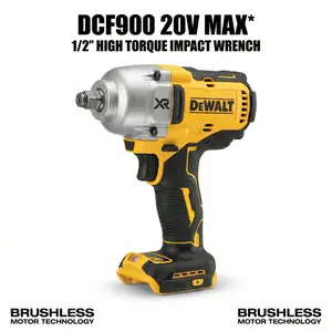 Dewalt DCF900NT Cordless Impact Wrench Set With Battery And Charger For Industrial Repair Brushless Motor High Performance