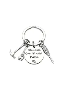 Keychain Recuerda Que Te Amo Papa SpanishPhrase Regalo para Papa Dad Gift, Mens Giftsfor Dads, Ideal Father's Day Car Key FashionAccessory  Give a birthday present to dad  Give a Christmas present to husband