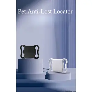 Smart GPS Pet Tracker, Anti-Lost Locator, 10 Minutes Interval Real-Time Update, IOS Android Universal, Dog Cat Safety Collar Anti-Lost Tracking Device