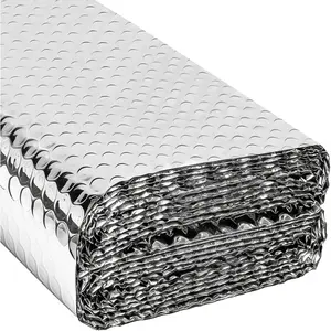 Double Reflective Insulation Roll 23.6 in X 10 FT, Double-Sided Aluminum Bubble Insulation for Summer Heat, Suitable for Window Garage Door Roof Car