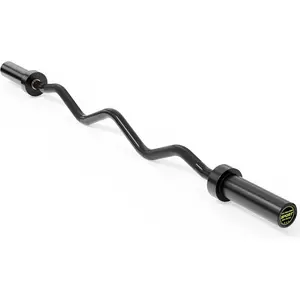 700LBS Heavy Duty EZ Curl Bar for Olympic Weight Plates, 47 Inch Solid Steel Angled Barbell with Smooth Needle Bearings, Ergonomic 28mm Curved Curl Bar with Diamond Knurling for Home Gym Arm Strength Training Bicep Blaster