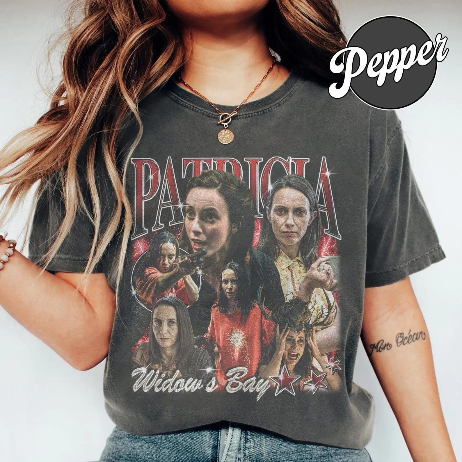 Patricia Widow's Bay 2026 Horror Movie Bootleg Comfort Colors Shirt