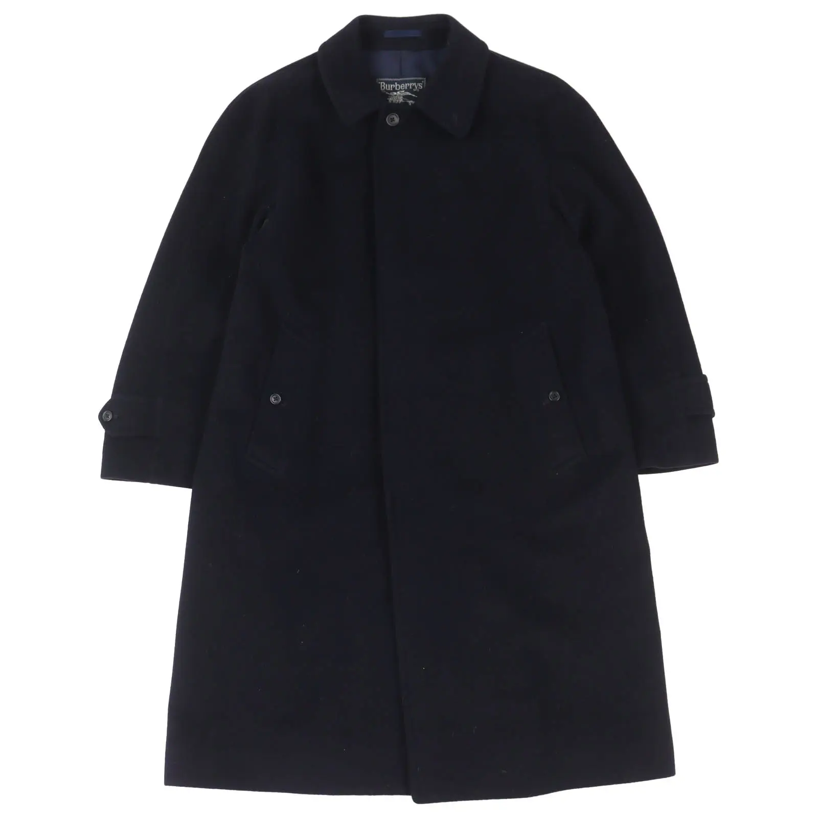 Pre-owned BURBERRY Wool Small Leather Goods Burberrys Cashmere Coat