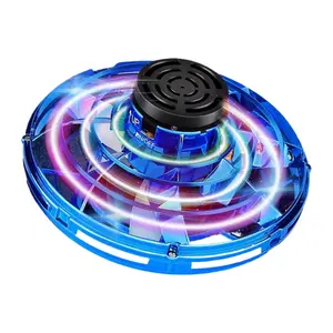 Flying Spinner Mini UFO Drone - Magical Hand Controlled Boomerang Drone, Blue Bey Wheels, Fidget Spinner for 8-10+ Year Old Boys, Girls & Teens