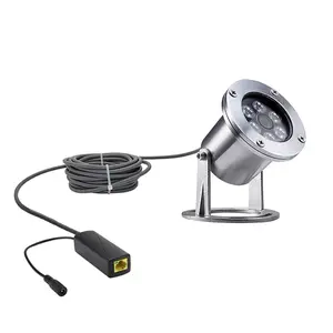 Underwater freshwater camera POE powered white light infrared light swimming pool network aquaculture monitoring