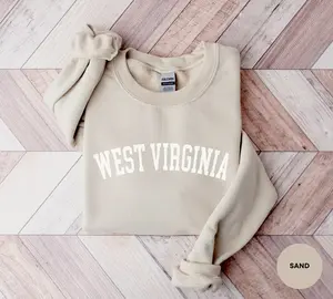 West Virginia Sweatshirt, West Virginia Shirt, West Virginia Crewneck Sweater, US State, West Virginia Gift, Soft Unisex Sweatshirt