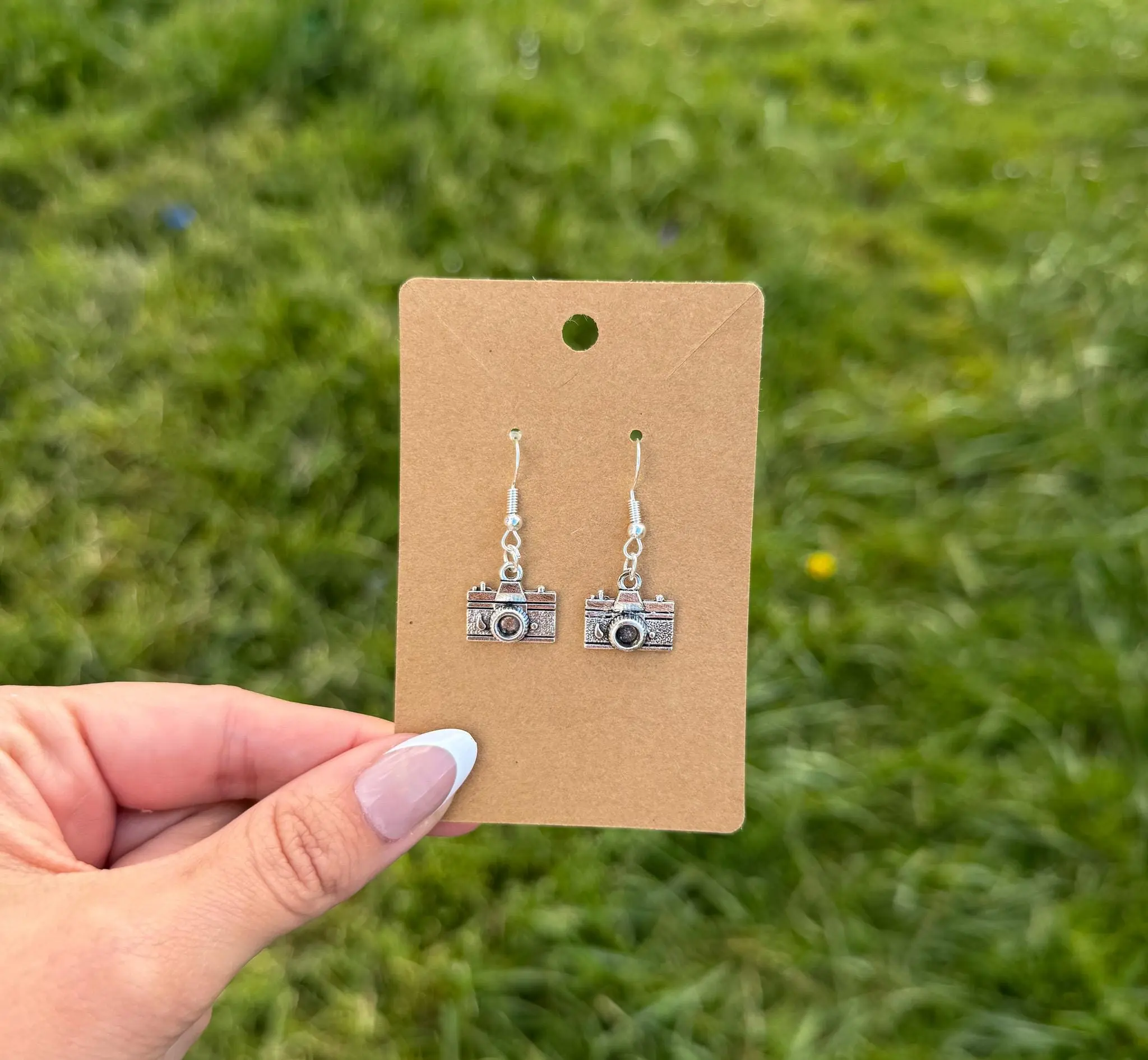 Camera Dangle Earrings | Photographer Jewelry