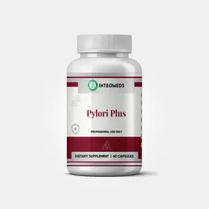 INTEGMEDS Pylori Plus Natural Supplement Capsule for GI Tract Health - 60 Capsules - Promotes Microbial Balance & Gastrointestinal Comfort - Healthcare