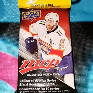 2022-23 Upper Deck MVP  NHL Hockey Trading Cards Fat Pack (Sealed)