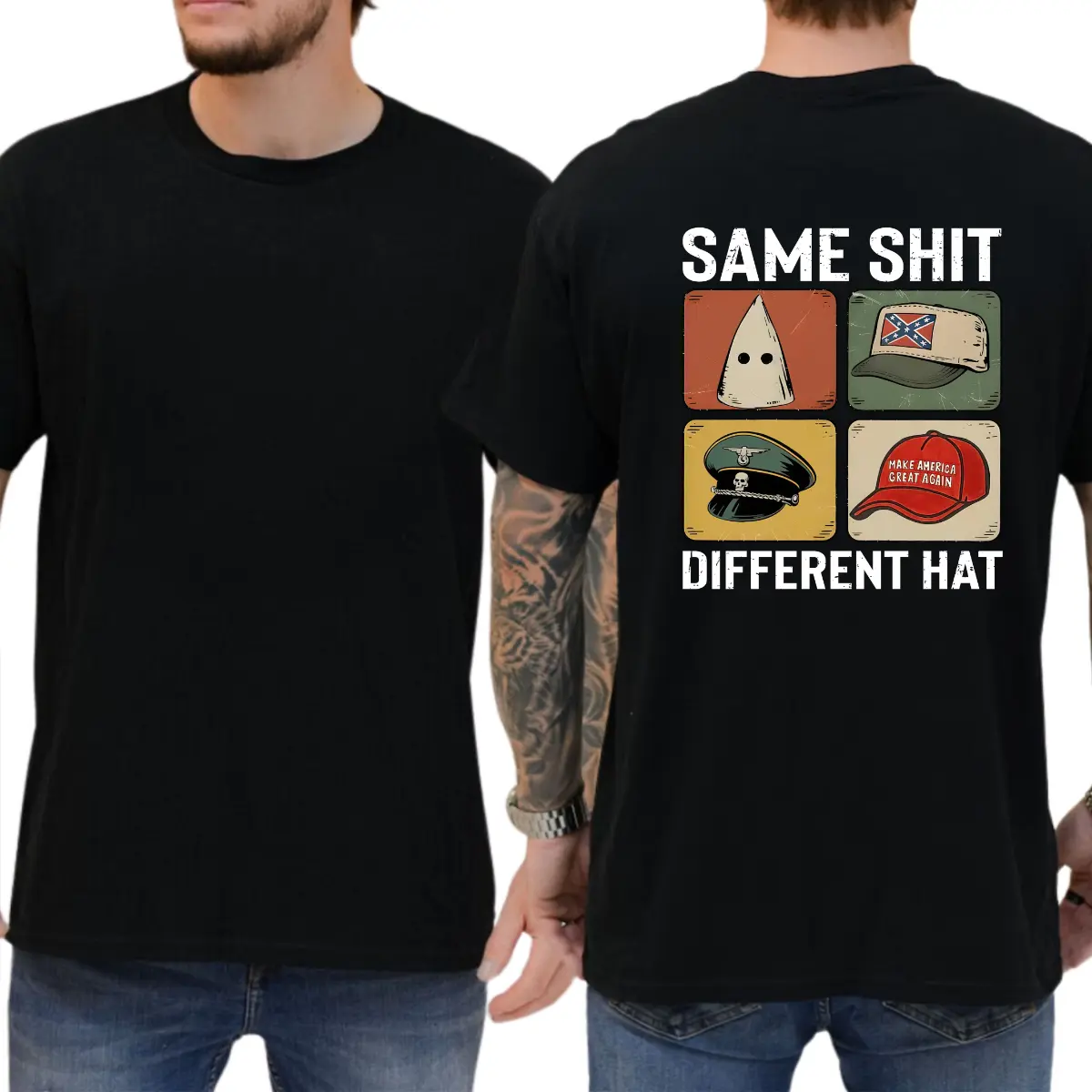 Same Shit Different Hat T-shirt, Political Shirt, Funny Shirts, Democrat Shirt, Liberal Tee, 8647 Shirt