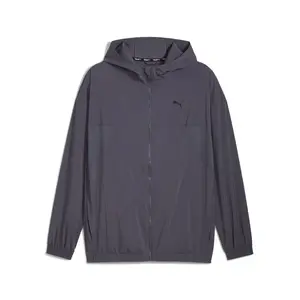 PUMA Mens Always On Woven Jacket Athletic Outerwear Casual Full Zip - Grey