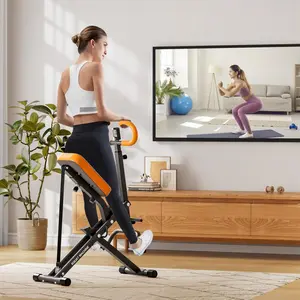 Squat Machine for Home Gym, Squat Rowing Machine with Adjustable Resistance and Optional Full Motion, Squat Assist Trainer for Glutes & Exercise