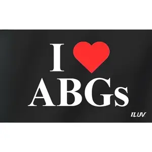 I LOVE ABGs FLAG | Flag Tapestry Home Decor Room Decor Decoration Banner Print Solid Color Decorative