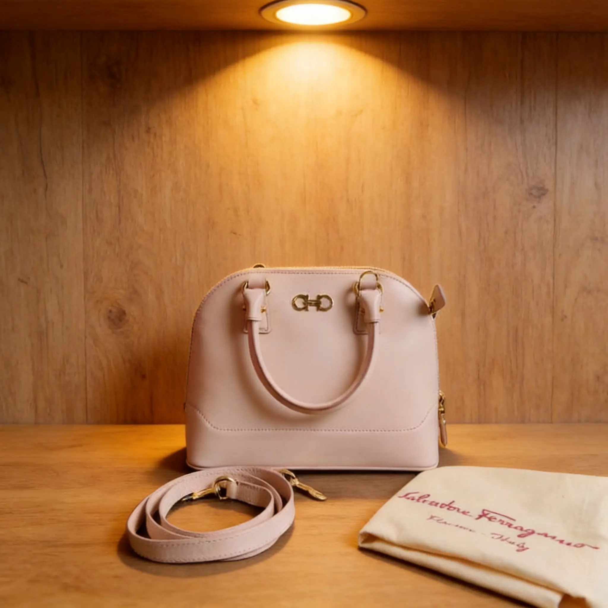 Pre-owned SALVATORE FERRAGAMO Leather Shoulder Bag D0525628712