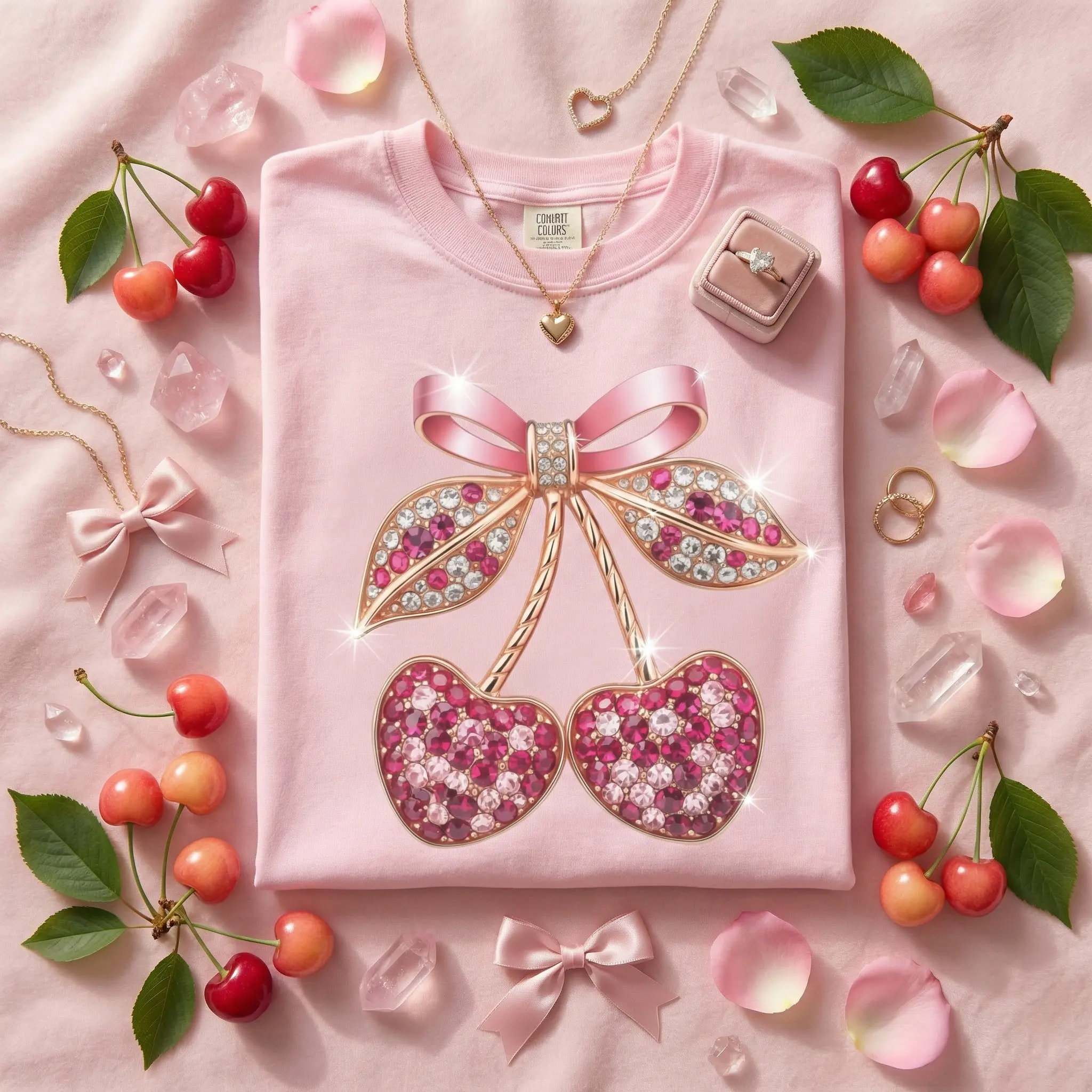 Gem Cherries T-shirt | Comfort Colors