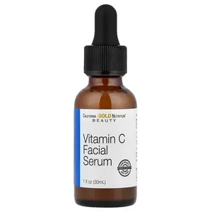 California Gold Nutrition Beauty, Age Refining Vitamin C Facial Serum, 1 fl oz (30 ml)