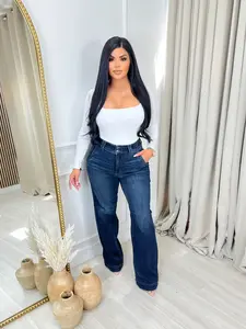 Judy Blue Classy Trouser High Waist Wide Leg Jean