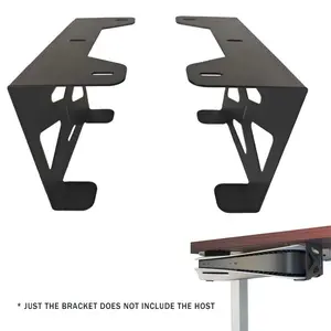 Under Desk Holder for PS5/PS5 Slim/Pro, Space Saving Stealth Mount, Game Console Accessories, Console Holder for PlayStation 5 Disc & Digital Edition Console