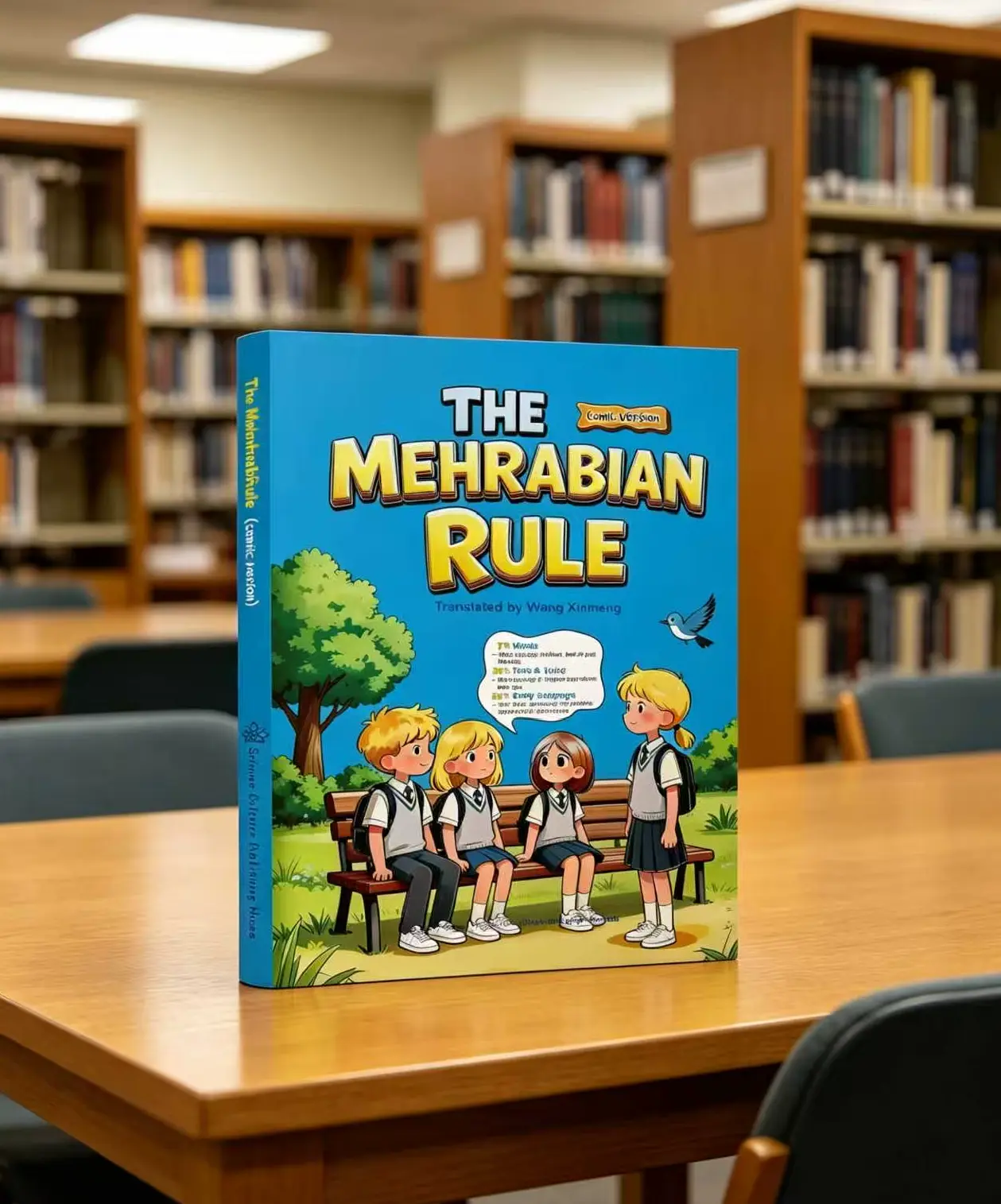 Mehrabian Rule Campus-Themed Stickman Comics Books - Kids Students Learning Materials for Emotional Regulation, Proper Social Skills, Early Logical Thought Expression, Body Language Regulation