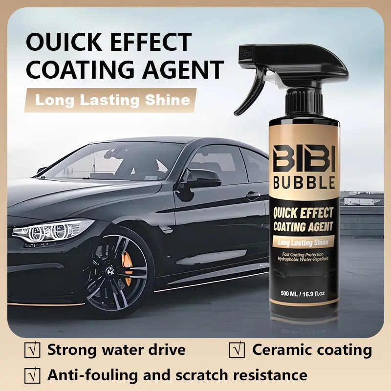 BIBI-BUBBLE 500ML Coating Agent -DY- Nano CeramicCar Spray Wax, Hydrophobic Paint Sealant & High GlossDetailer