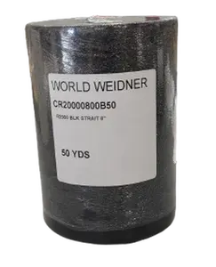 Performance Cut Away Black 8" Roll Machine Embroidery Stabilizer Backing Light Weight 2.0oz R2000B