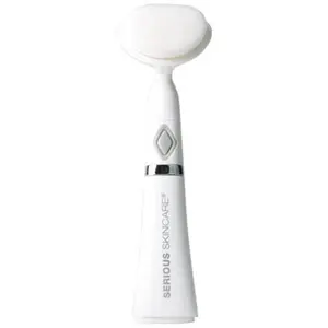 Serious Skincare, Plush Brush Facial Cleansing Device, 80K Micro-Bristles, Sonic Oscillating Power, Deep Pore Cleanser, Travel-Friendly Daily Gentle Moisturizer Sensitive