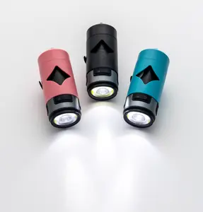 Lumi Illuminated Dog Poop Bag Holder with 6 LED Modes & 500 Lumens Brightness for Secure Nighttime Walks USB-C Charged Magnetic Backing Hook & Twist-Lock Design