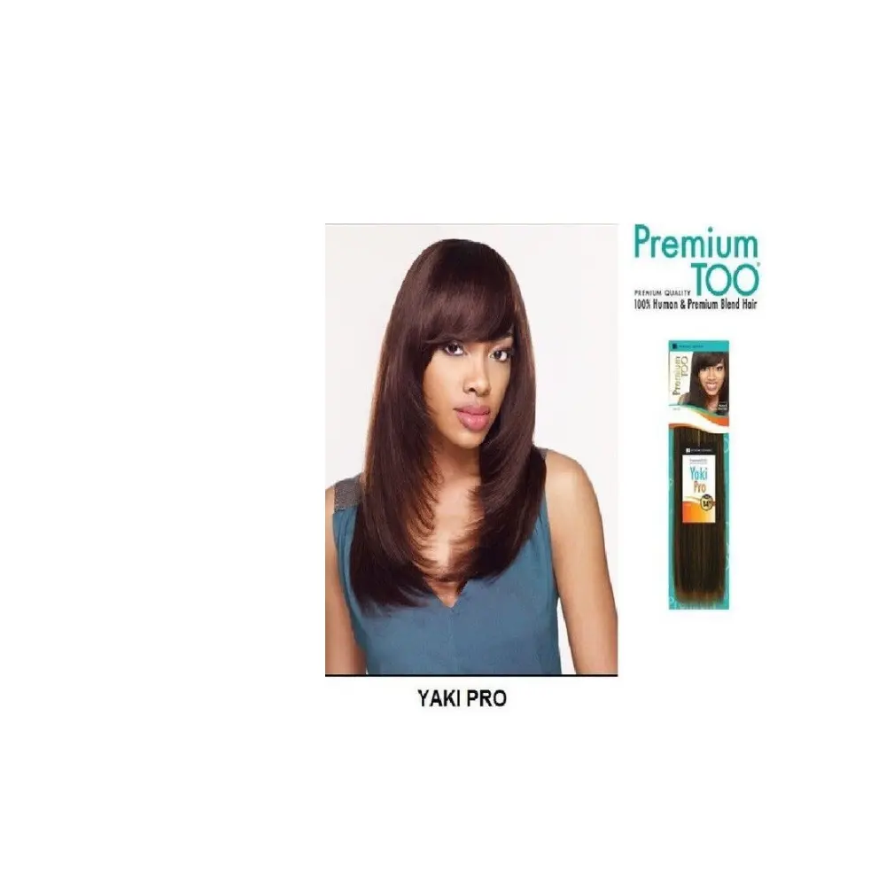 Sensationnel Premium Too Yaki Pro 16in Yaki Straight Synthetic Hair Extension - Lightweight, Tangle-Resistant Weave, Unisex, Ideal for Sewing, Natural, Synthetic Fiber, Straight Hair