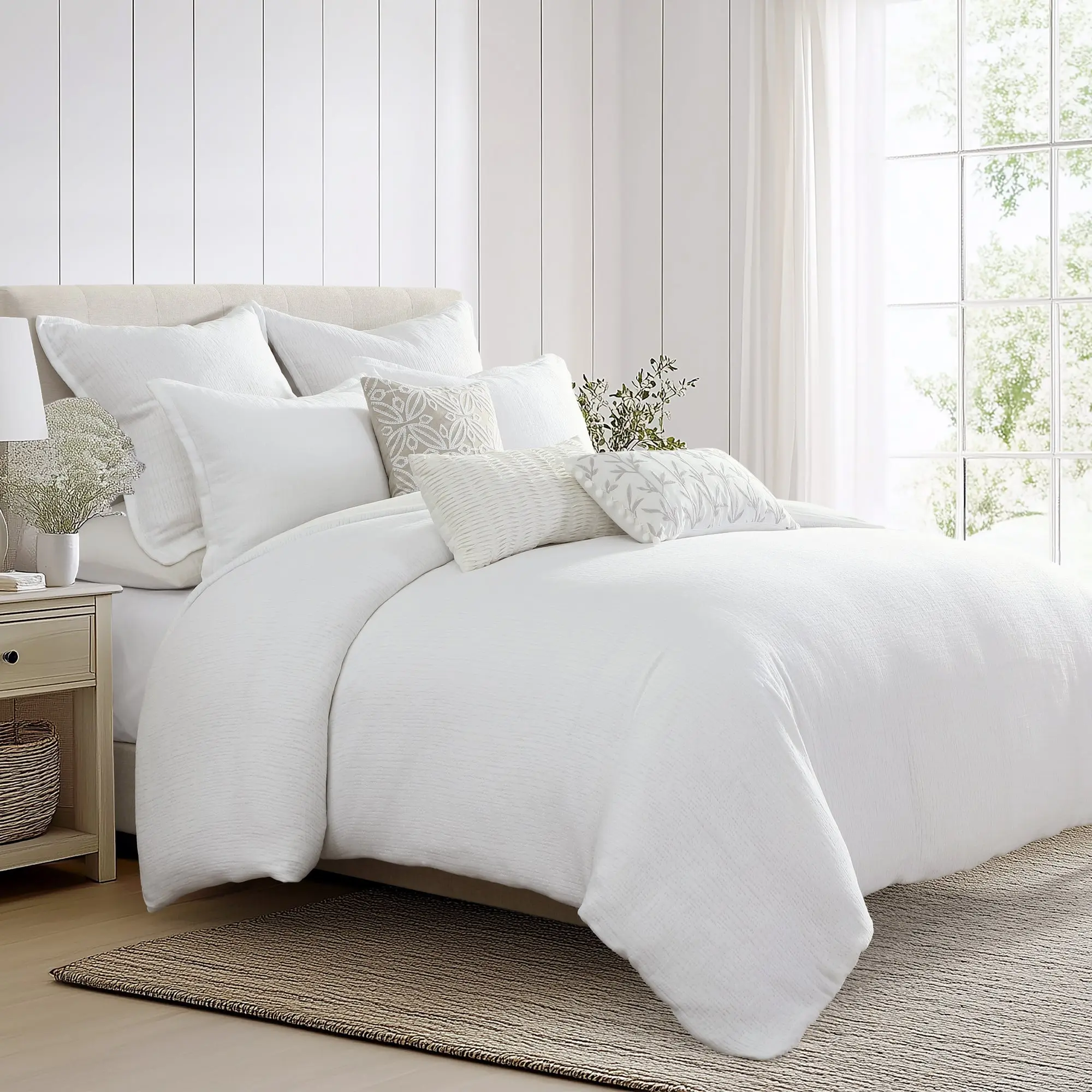 Cotton Lyocell Silky Comforter Set