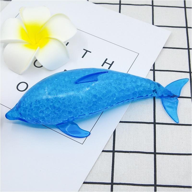 Squishy Shark Stress Balls Dolphin Squeeze Ball Stretchy Stress Squish Ball Sea Animal Squeeze Squishy Toys for Kids Adults #YYC