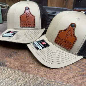 Cow Tag, Ear Tag, Custom Logo, Cow Farmer, Custom farm hat, Farmer, Rancher, Farming, Cattle Hat, Livestock Hat, Gift, His Her, Dad Hat, Country Hat, Grandpa Hat