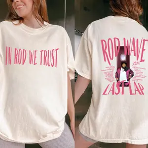 Rod Wave Last Lap Tour Shirt, Rod Wave Last Lap Album For Concert, Graphic Tee, In Rod We Trust, 2Side, Rod Wave Tshirt, Graphic Tshirt, Rod Wave Tour Shirt, Graphic Shirt, 90s shirt, Rod Wave Hip Hop Graphic T Shirt