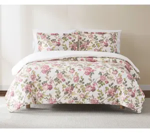 Lush Decor Vintage Rose Comforter 3Pc Set King/Cal King