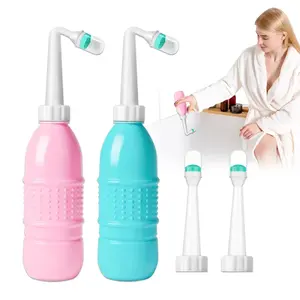 500ml Women Sprayer Personal Cleaner Hand Held Seat 500ml Toilet Bidet Tackle Hygiene Washing Travel EVA Portable Washing Bottle