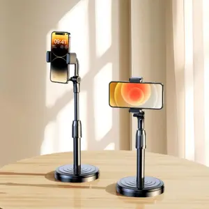 Multi-functional universal phone stand, lazy desktop stand, live streaming stand, adjustable height and angle phone stand, suitable for leisure, business, office, and home use, compatible with 3.5-6.7 inch devices