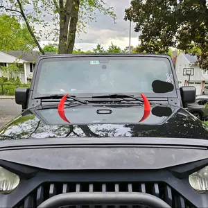 Horned Hood Bumper Replacement for Jeep Wrangler - Wild Front-End Enhancement