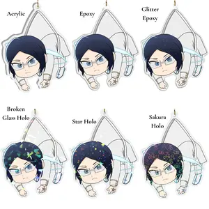 Uryu Bleach Double-Sided Keychain (non-official)