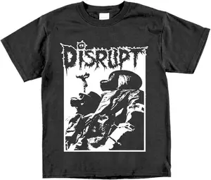 Disrupt hardcore punk crust punk discharge fleas and lice grindcore Shirt ~ Unisex Apparel Relaxed Fit Printed In The Usa Clothing