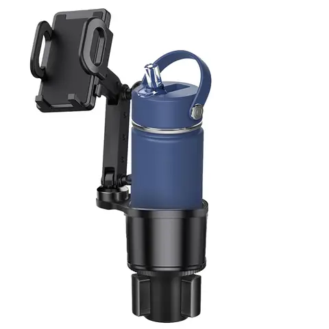 Car Phone Holder Expander for Car, Car Cup Holder Phone Mount, Universal Adjustable Long Arm Cup Holder Wide-Mouth Organizer for Drinks & Phone (Black) Cradle Car Mount for Cell Phone iPhone,Samsung,Huawei,LG, Sony, Nokia
