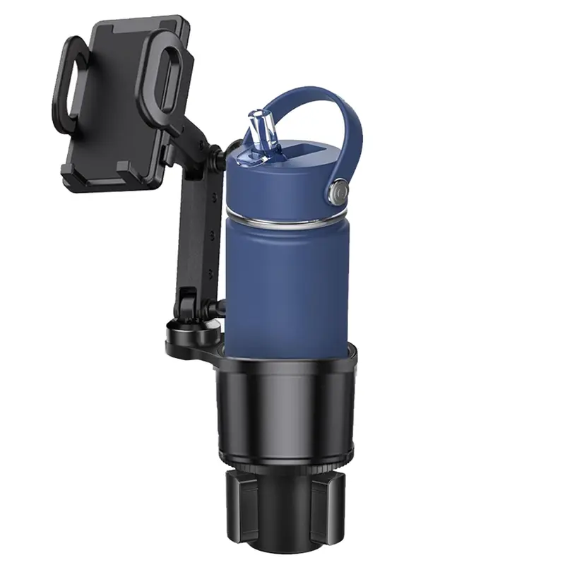 Car Phone Holder Expander for Car, Car Cup Holder Phone Mount, Universal Adjustable Long Arm Cup Holder Wide-Mouth Organizer for Drinks & Phone (Black) Cradle Car Mount for Cell Phone iPhone,Samsung,Huawei,LG, Sony, Nokia