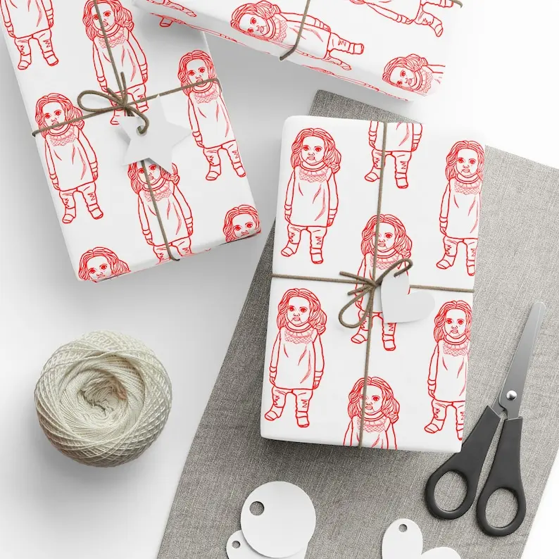 Renesmee Chuckesmee Wrapping Paper, Cursed Gift Wrap, Unique Holiday Wrapping, Birthday, Baby Shower, Christmas, Eco-Friendly, Twilight