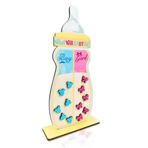 Baby Gender Reveal Voting Board with Stand, Girl or Boy Voting Stickers, Gender Guessing Game Board, Cast Your Vote Sign, Party Ideas, Party Favors, Party Supplies