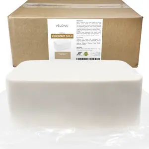 velona 25 LB - Coconut Milk Glycerin Soap Base SLS/SLES Free | Melt and Pour | Natural Bar for The Best Result for Soap Making