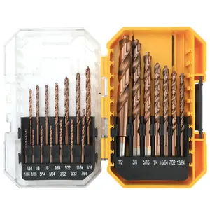 Bullet point drill bit-21Pcs Cobalt HSS Pilot Point Drill Bit Set | For Stainless Steel, Metal, Cast Iron