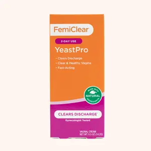 YeastPro Cream for Discharge, Fast-Acting & Ultra Gentle Organic Skincare, Gynecologist Tested
