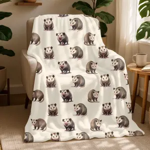Possum Plush Lightweight Blanket | Funny Blanket Gift For Possum LoversChristmas Gift,Gift for Kids