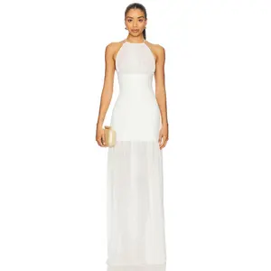 Camila Coelho Roquel Maxi Dress in Bone