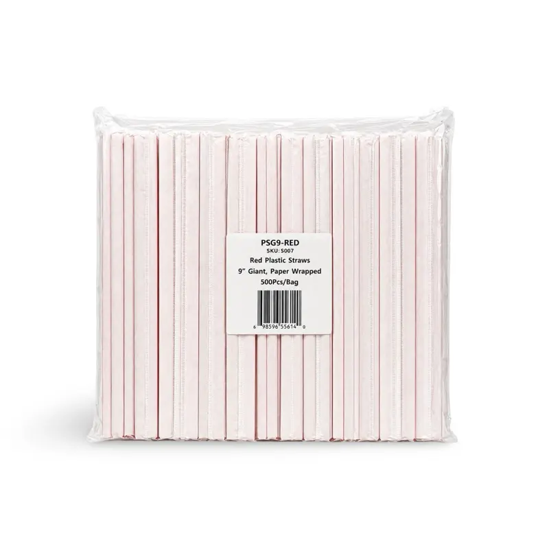 Plastic Straws 9” (500ct)